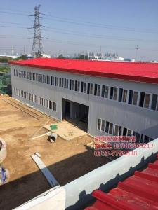 鄭州地鐵項目部紅頂網(wǎng)架房